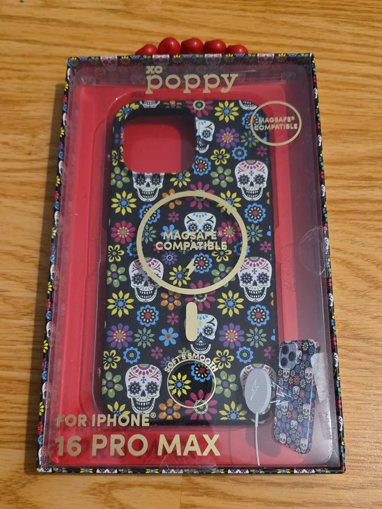 Xo Poppy Día de los Muertos Case iPhone 16 Pro Max