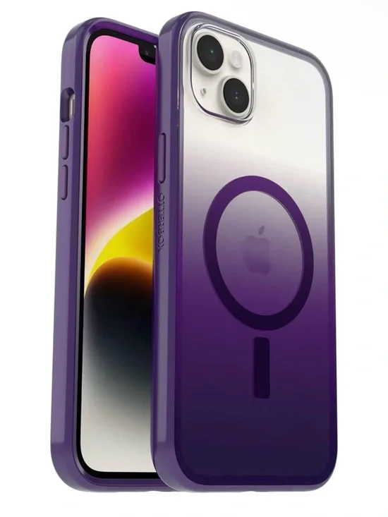 OtterBox - Clear iPhone 14 Plus Case (ONLY) Purple Eminence 💜📱