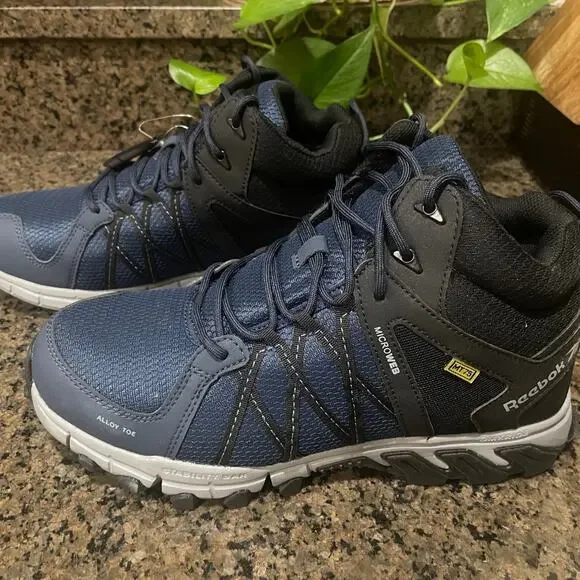 Men’s 10W Reebok Work Trailgrip Men's Athletic Mid-Cut Work Boot (Model RB3400)