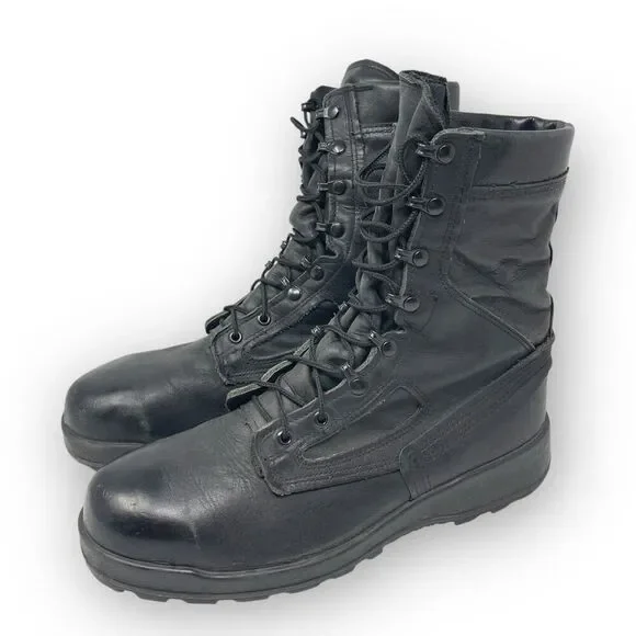 Belleville Military Steel Toe Boot 495 ST Black Leather Mens 11 R ASTM F 2413-18