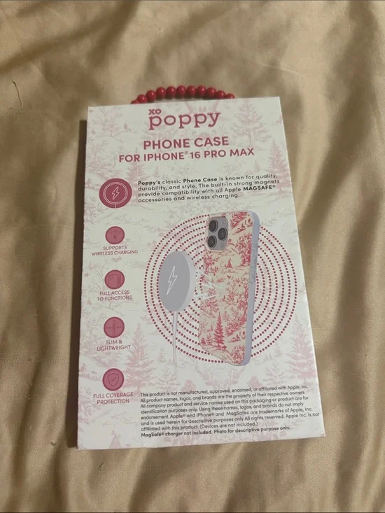 Phone Case for iPhone 16 Pro Max - Pink Floral