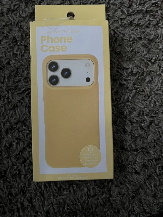 Yellow iPhone 17 Pro Max Phone Case - Protective Soft Shell