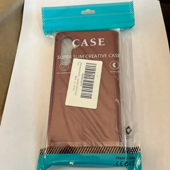 CASE SLIM CREATIVE CASE ZZXX CASE SAMSUNG GALAXY A14 CASE WALLET RED WINE 6.6