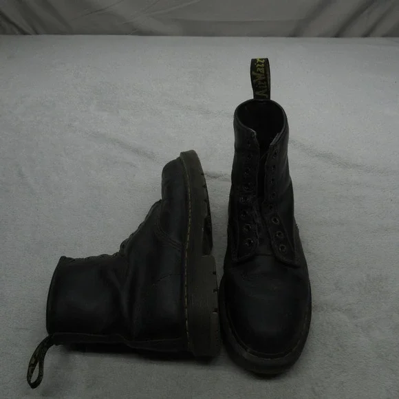 Dr Martens 1460 Unisex 11W 10M Safety Boots Blck Leather Slip Resistant Soft Toe