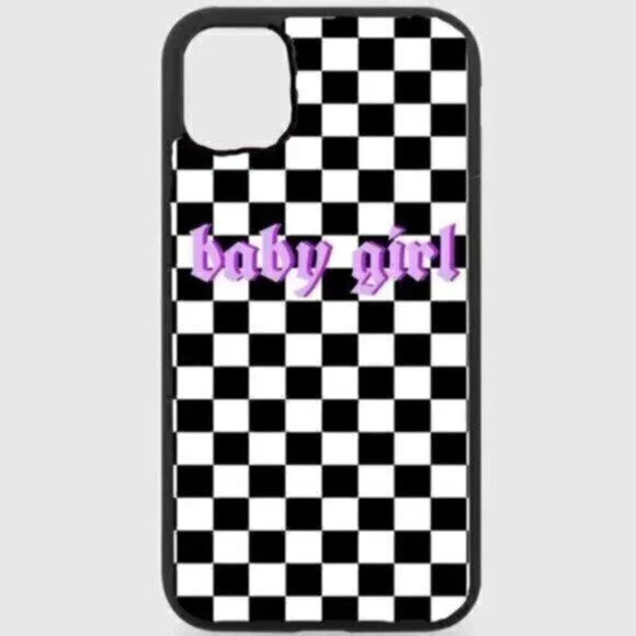 BABY Girl Checkered Phone Case