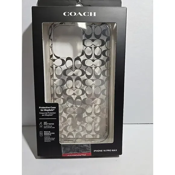 Coach iPhone Signature ProtectiveCase with MagSafe! iPhone16 retail:$78