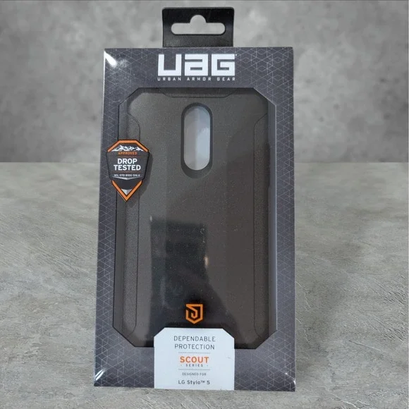 G1. UAG Urban Armor Gear Scout‎ Series Case For LG Stylo 5 - Black