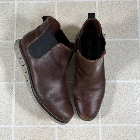 Cole Haan Men's ZERØGRAND Waterproof Chelsea Boot Style C30164 Size 11.5 W