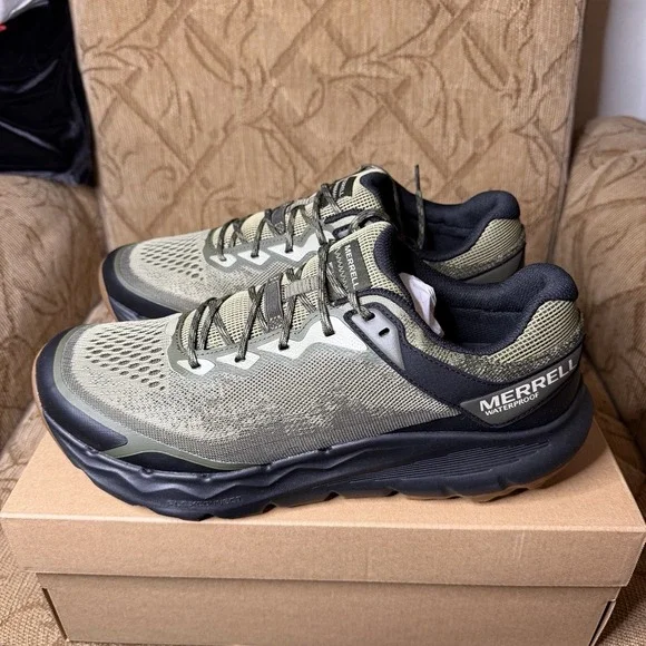 Merrell Nova‎ 4 Waterproof Hiking/Trail Shoe Olive *J068397W Men's 12 W