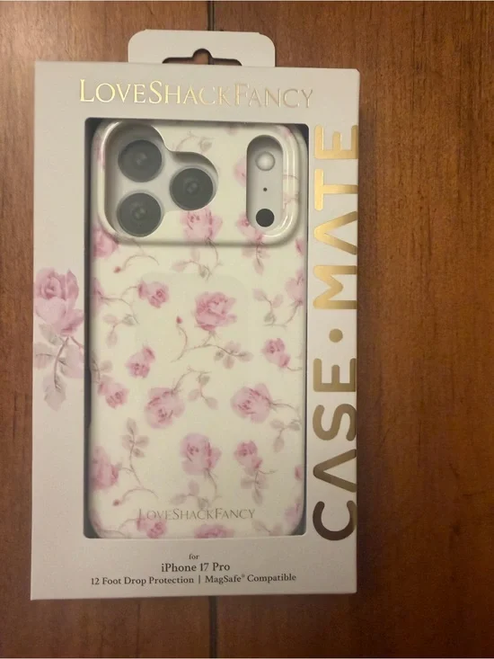 case-mate LoveShackFancy Pink Floral iPhone Case