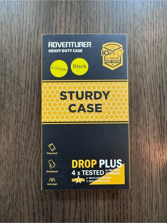 BRAND NEW Adventurer Sturdy Case - Black - iPhone 17 Pro Max