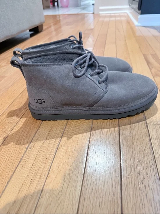 UGG Neumel Suede Slipper Clogs 'Charcoal' - Men's Size 11