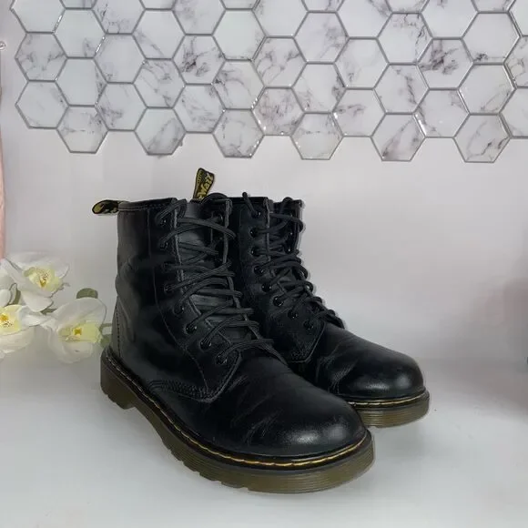 Dr. Martens Black Combat Boots