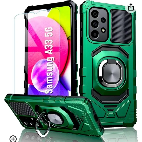 NWT Samsung Galaxy A33 5G Case: w/ Screen Protector & Kickstand