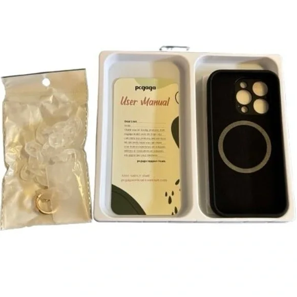iPhone 15 Pro 6.1 Silicone Case NEW Stand‎ and Screen Protector