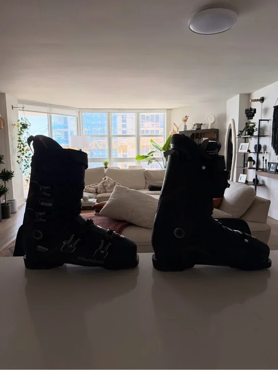 Salomon Black Ski Boots