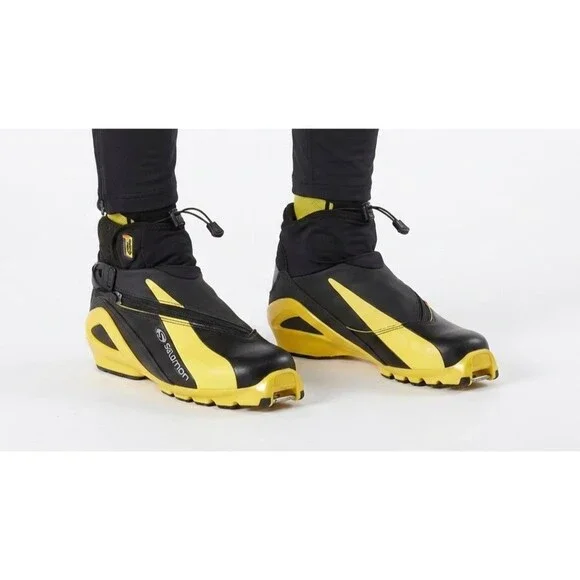 Vintage Salomon Race Classic SNS Nordic Cross-Country Ski Boots - Men's 10-10.5