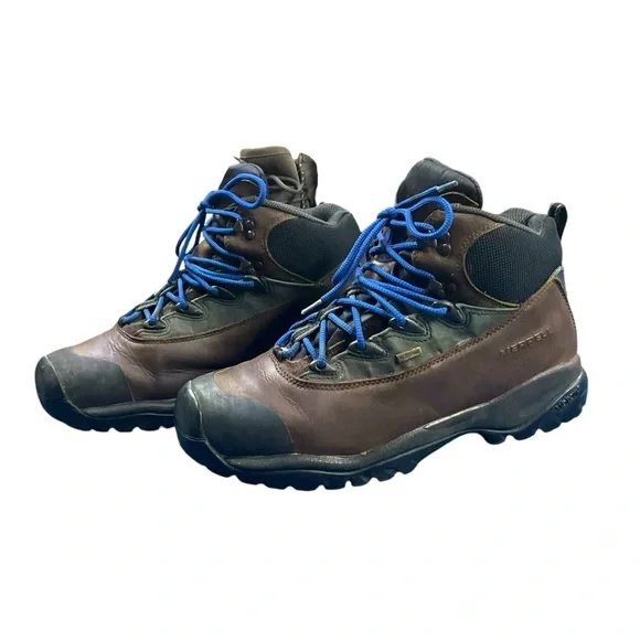 🥾 Merrell M2‎ Blast Hiking Boots 🔹 Brown/Blue Waterproof Sz 10.5