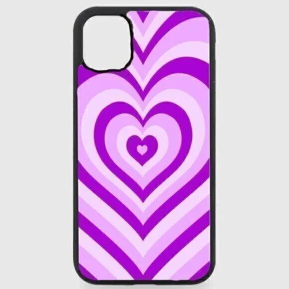 Infinity Purple Heart phone case