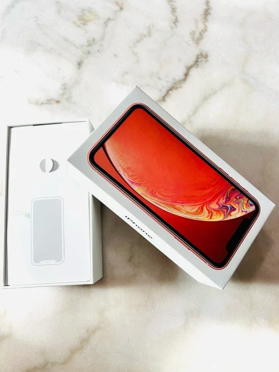 Apple iPhone Xr White Packaging Inserts - Empty Box ONLY- Apple iPhone EMPTY BOX