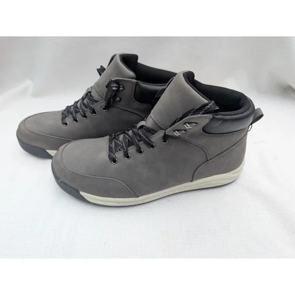 Goodfellow & Co Mens Anders Memory Foam‎ Boots Grey Mid Top Sneakers Size 13 NEW