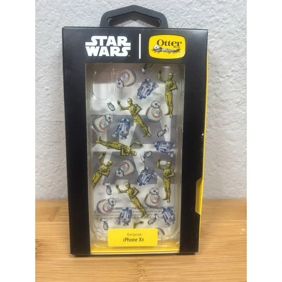 OtterBox Apple iPhone XR Star Wars‎ Symmetry Case - Droids Otter Box Case Clear
