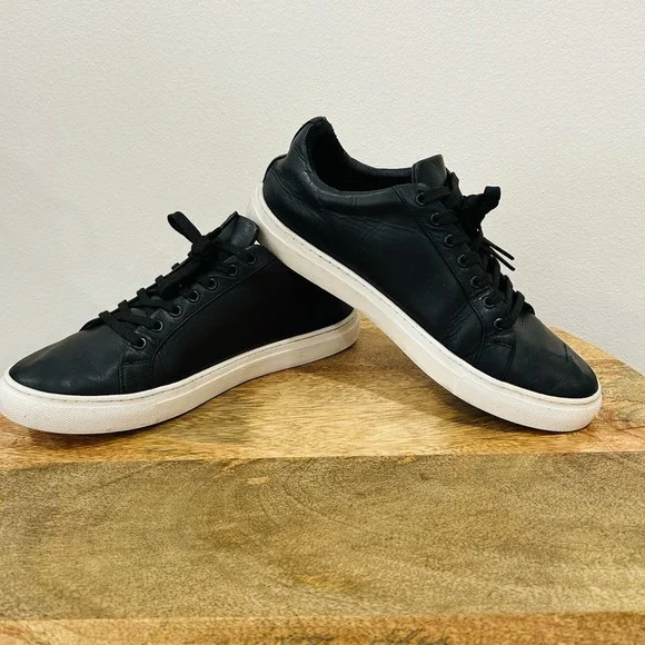 Thursday Boot Company Premier Low Top Men's Size 10.5 Black Leather Sneakers