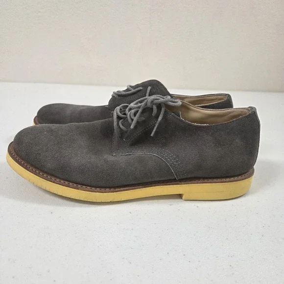 Walk-Over Men's Suede Lace-Up Oxfords Size 10 M Gray