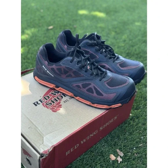 Red Wing 6338 Aluminum Toe EH Safety Work Shoes Men's 12D With Box