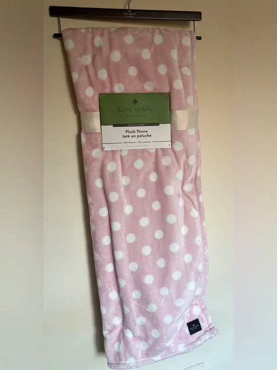 Kate Spade Throw Blanket NWT