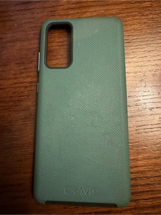 Crave Green/Black Textured Back Protective Case Samsung Galaxy S20 FE