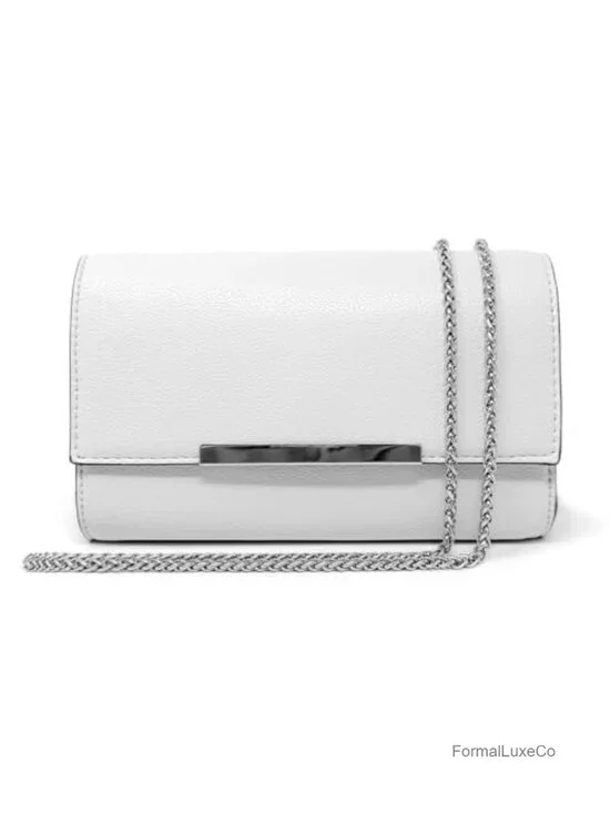 Vegan Leather Convertible Wristlet Evening Clutch Purse for Women