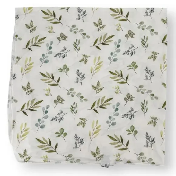 Copper Pearl Floral Botanical Knit Swaddle Blanket 46