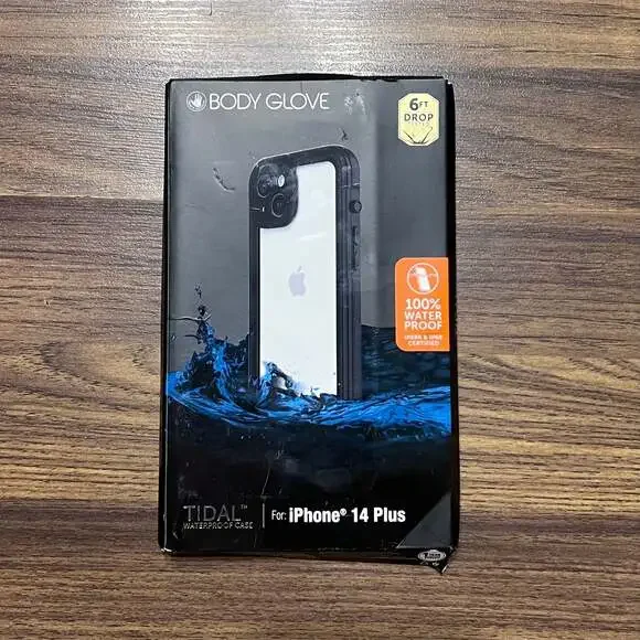 Body Glove Tidal iPhone 14 Waterproof, Dust & Dirt Resistant Case - Black/Clear