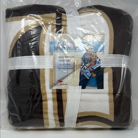 d-luxe Davis High School Soft Throw Blanket SPIRIT wrap  60 x 80 “ New