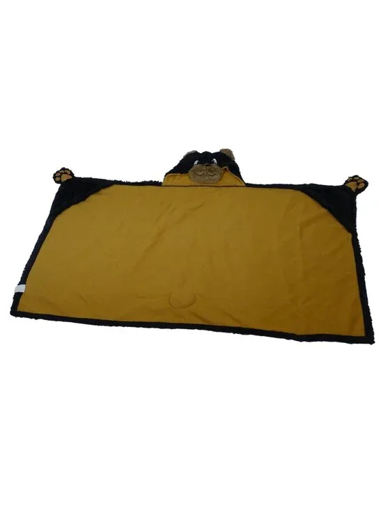 Best Brands Kids Hooded Bear Blanket Black Brown 26