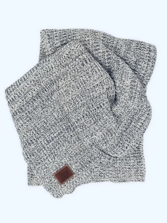 Love Your Melon Black Speckled 100% Cotton Blanket