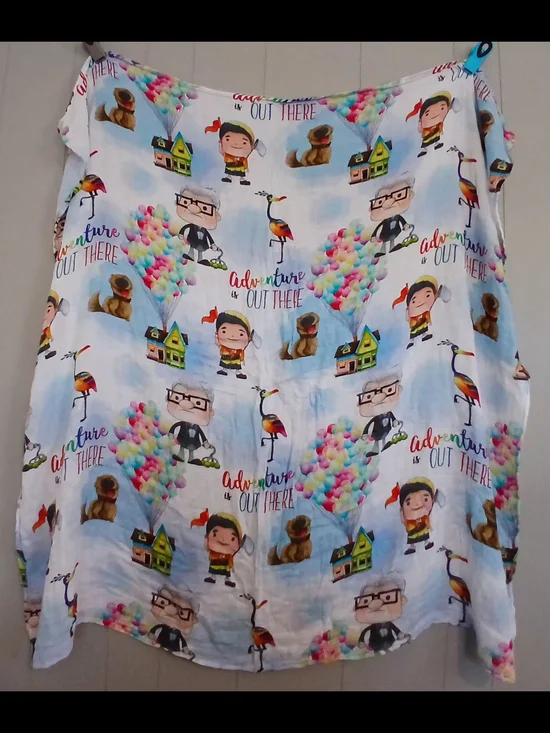 Sweet Ellie Sue Disney Up Muslin Baby Blanket