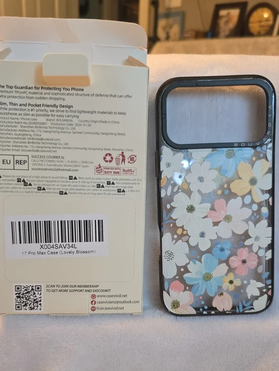 Lovely Blossom Floral Phone Case for iPhone 17 Pro Max -