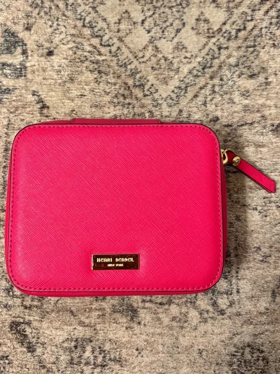 Henri Bendel Hot Pink Jewelry Travel Case