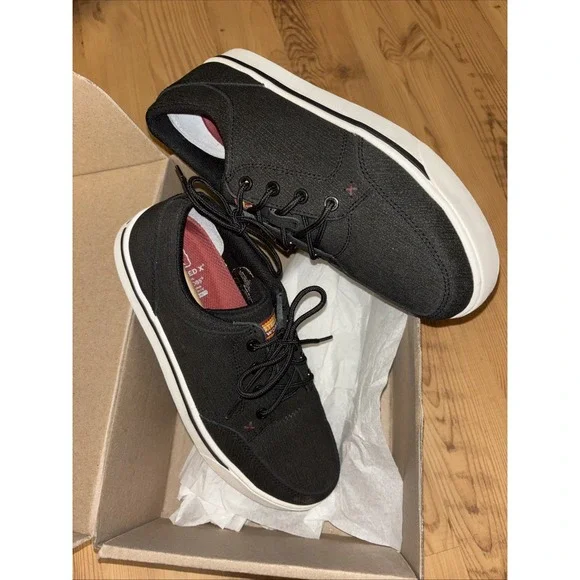 New Twisted X Work Kicks Men's 8.5 M Black Nano Safety Toe Lace Up Sneaker Shoes
