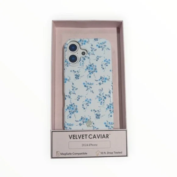 Nn3-N Velvet Caviar - Magsafe Case‎ for Apple iPhone 16 (two camera) French Blue