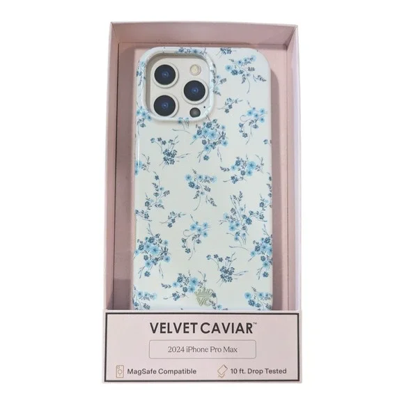 Nn6-N Velvet Caviar Magsafe Case for Apple iPhone‎ 16 Pro Max - French Blue