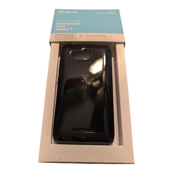 F5. Speck Candyshell Lite Case for Alcatel TETRA‎ - Black