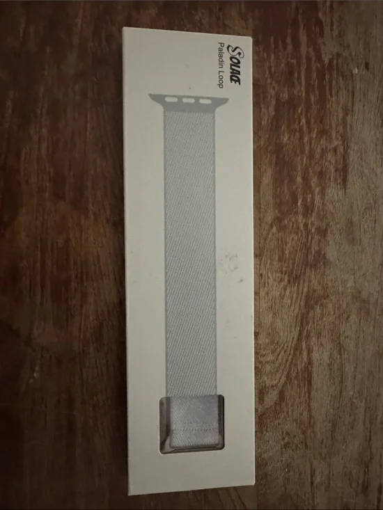 White Nylon Loop Watch Band for Smartwatches