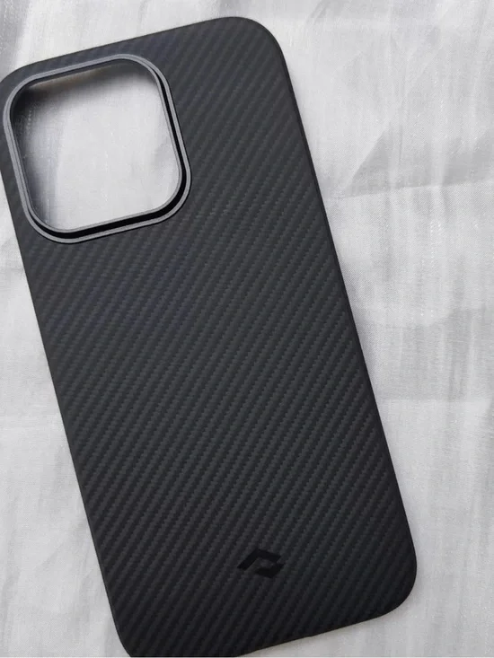 Carbon Fiber Textured Black Phone Case - Unbranded