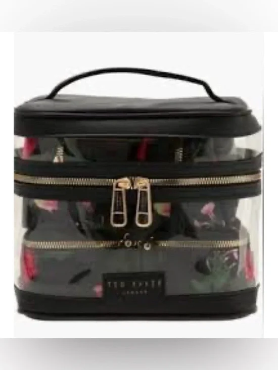 NWT Ted Baker London 4-Piece Cosmetic Bag Set