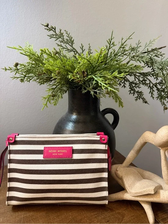 Henri Bendel Canvas Cosmetic Case