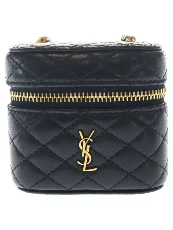 Saint Laurent Paris Micro Gabby Mini Handbag Lambskin Quilted Leather Pouch