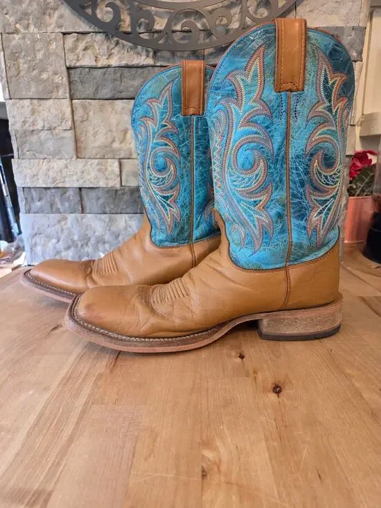 Justin Bent Rail Men’s Western Cowboy Boots – Size 10.5 D (Style BR748)